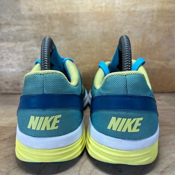 Nike Dual Fusion TR Womens Size 8 Running Shoes Sneakers Blue Teal/Yellow - Picture 4 of 8